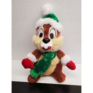 Disney Parks Chip 8 Inch Plush wearing Winter Wear - Chip & Dale